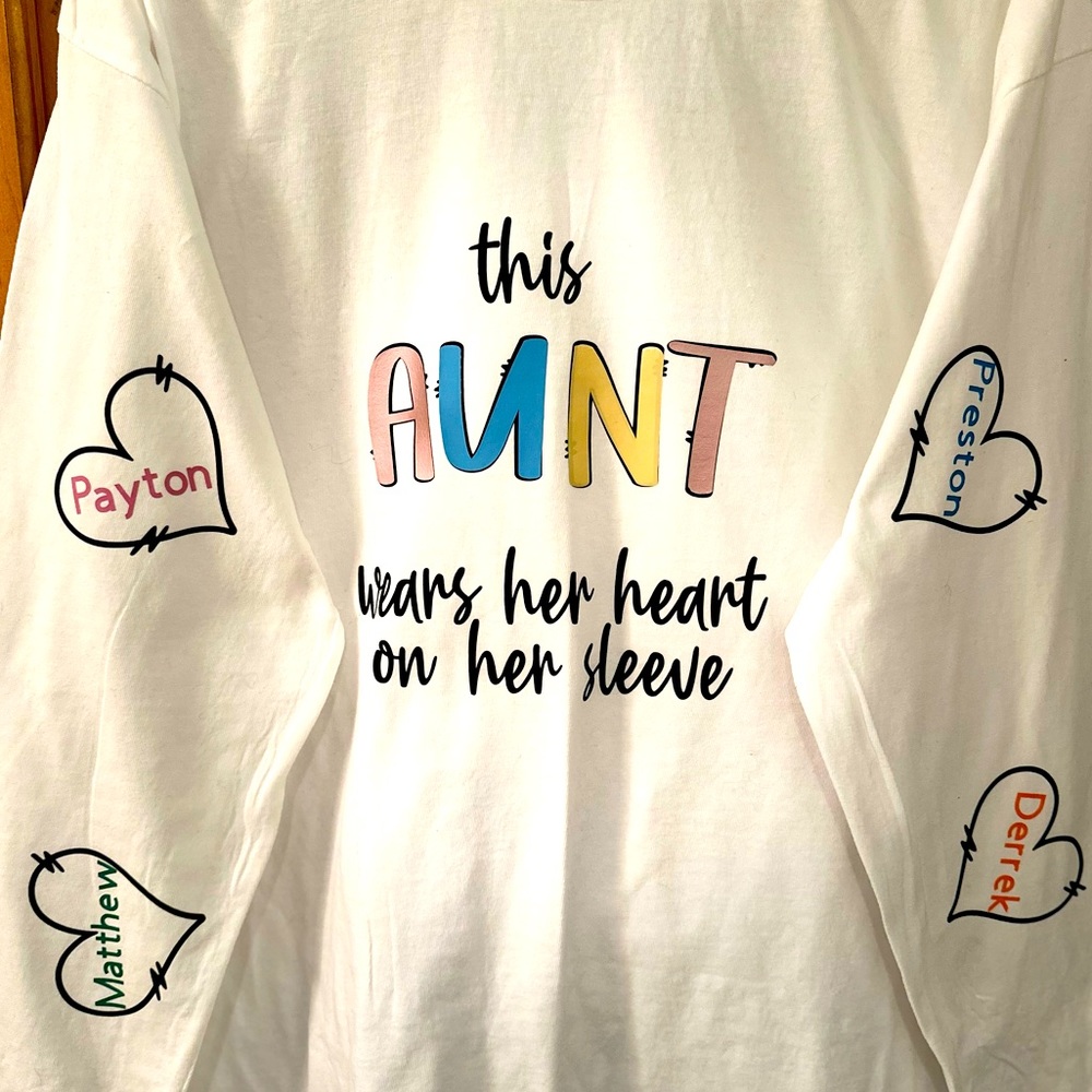 Custom aunt shirt